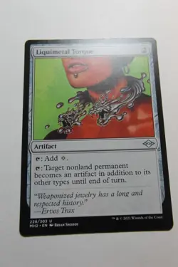 MTG Liquimetal Torque x1- -Modern Horizons 2-Lightly Played - Image 1