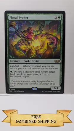 Floral Evoker Commander: Tarkir: Dragonstorm Regular - Image 1
