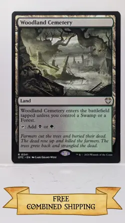 Woodland Cemetery Commander: Outlaws of Thunder Junction Regular - Image 1