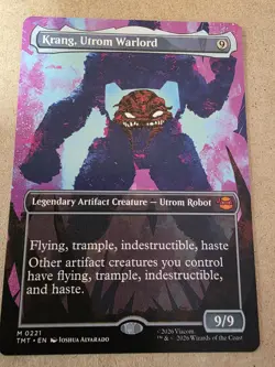 Krang, Utrom Warlord - (Borderless) Teenage Mutant Ninja Turtles Regular - Mtg - Image 1