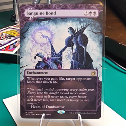Wizards of the Coast Sanguine Bond Enchanting Tales Foil Alt Art Rare R 0035 - Image 1