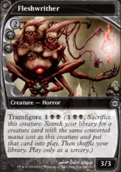 1x Fleshwrither Heavy Play MTG Magic - Kid Icarus - - Image 1