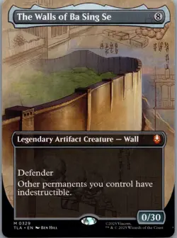 The Walls of Ba Sing Se (Borderless) TLA 329 Normal English NM - MTG - Image 1