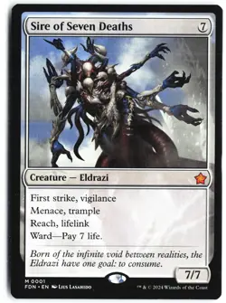 Sire of Seven Deaths 1 Mythic Magic: The Gathering Near Mint - Image 1