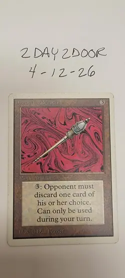 1993 MTG Unlimited Edition Disrupting Scepter - Magic the Gathering - Artifact - Image 1