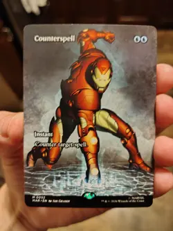 Counterspell Borderless Marvel Super Heroes MTG Nm 0052 - Image 1