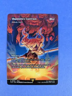 MTG Magic: FINAL FANTASY: Shantotto's Coercion - Diabloic Intent #0034 Rare - NM - Image 1