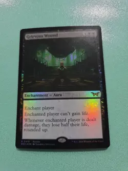2024 MTG Magic The Gathering DSK Duskmourn Promo Foil #416 Grievous Wound LP - Image 1