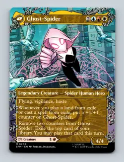 Magic the Gathering - Gwen Stacy (0209) (Borderless) (SPM) #209 - Image 2