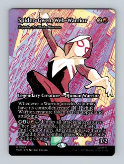 Magic the Gathering - Spider-Gwen, Web-Warrior (Borderless) (MAR) #24 - Image 1
