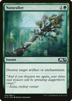NM - Naturalize [M19 - 190] Core Set 2019 - Image 1