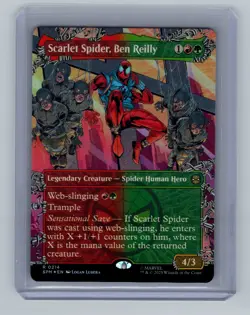 Magic the Gathering - Scarlet Spider, Ben Reilly (Borderless) (SPM) (FOIL) #214 - Image 1