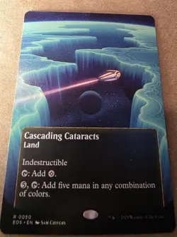Cascading Cataracts (0050) (Borderless) Edge of Eternities: Stellar Sights - Mtg - Image 1