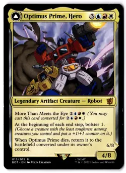 Optimus Prime, Hero NM* Transformers ENGLISH 013/015 mtg -UnltdCards - Image 1