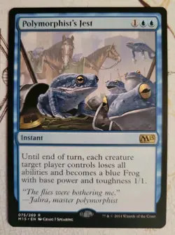 MTG Polymorphist's Jest x1 NM ~M15 (Magic the Gathering)*Free Shipping* - Image 1