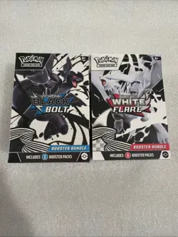 Pokemon Black Bolt White Flare Booster Bundle [Set of 2] Brand New and Sealed - Image 1