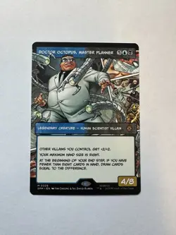 Magic The Gathering Spiderman Doctor Octopus, Master Planner Borderless Mythic - Image 1