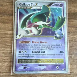 Pokemon TCG Gallade E4 LV.X 106/111 Rising Rivals Holo Ultra Rare 2009 100 HP - Image 1