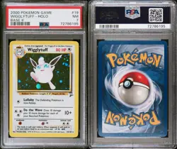 PSA 7 2000 Pokemon Base Set 2 Wigglytuff 19/130 English Holo Rare - Image 2