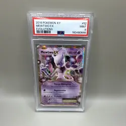 Pokemon TCG XY Evolutions Mewtwo EX 52/108 Ultra Rare Holo PSA 9 2016 - Image 1