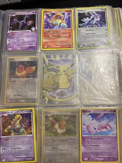 My Old Pokemon Binder Collection Base Set Jungle Set + More Pokemon Cards - Image 1