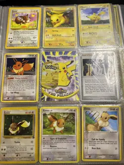 My Old Pokemon Binder Collection Base Set Jungle Set + More Pokemon Cards - Image 2