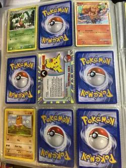 My Old Pokemon Binder Collection Base Set Jungle Set + More Pokemon Cards - Image 4