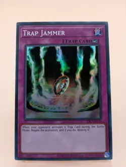 Yugioh: Trap Jammer - IOC-EN110 - Super Rare - Unlimited 25th Anniversary - NM - Image 1