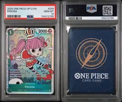 PSA 10 Gem Mint 2025 One Piece OP12 Perona #034 English Legacy of the Master - Image 3