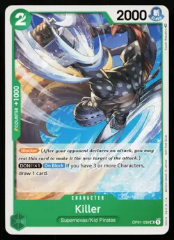 Killer (Promotion Pack 2023) OP01-039 One Piece Promo One Piece NM - Image 1