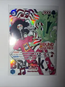 Round 1 Brook English One Piece Promo OP11-056 - Image 1