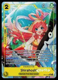 Shirahoshi (Alternate Art) OP12-102 Legacy of the Master Foil NM One Piece - Image 1