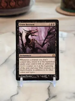 MTG Grave Betrayal Return to Ravnica Regular Moderate Play - Image 1