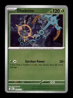 Dhelmise 018/132 Common Mega Evolution Pokemon Reverse Holo Near Mint - Image 1