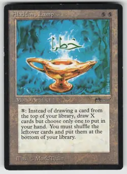 Aladdin's Lamp Arabian Nights Rare MAGIC: THE GATHERING - Image 1