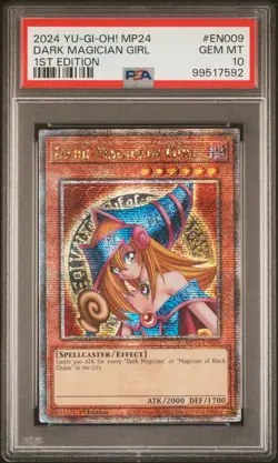 Dark Magician Girl MP24-EN009 1st Edition QCR Yugioh PSA 10 *592 - Image 1