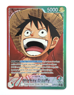 Monkey D Luffy (Alternate Art) OP13-001 Leader One Piece Carrying on His Will - Image 1