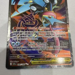 Mega Greninja EX 100/086 Evolutions Full Art Holo Ultra Rare English - Image 3