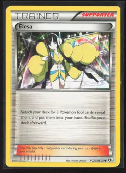 Elesa RC20/RC25 Holo Legendary Treasures: Radiant Collection Pokemon Holo LP - Image 1