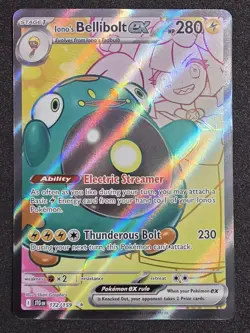 Ionos Bellibolt Ex Journey Together Pokemon TCG Full Art 172/159 NM - Image 1