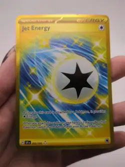 Pokemon TCG Jet Energy Sv08: Surging Sparks Holo Hyper Rare Card 252/191 - Image 1