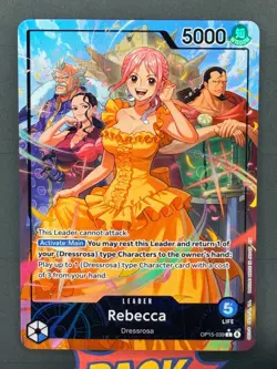 Rebecca AAL Alternate Art Leader (Alt) OP15-039 One Piece English - Image 1