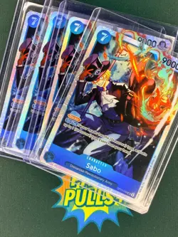 (4x) Sabo SR OP15-046 Super Rare One Piece CCG Adventure on Kami's Island - Image 1