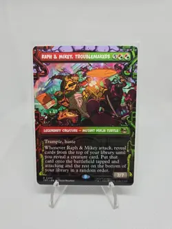 MTG TMT Raph & Mikey, Troublemakers (Showcase) Normal NM - Image 1
