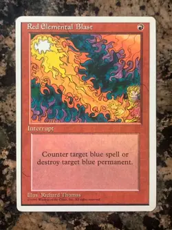 MTG Red Elemental Blast x1 4th Edition, Magic the Gathering - Image 1
