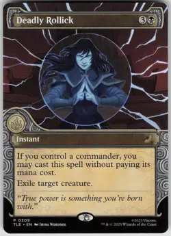 MTG Deadly Rollick (Showcase) Normal NM Avatar: The Last Airbender: Magic 309 - Image 1