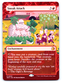 Sneak Attack - Wilds of Eldraine: Enchanting Tales MTG - Image 1