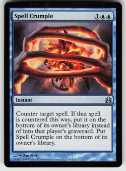 Spell Crumple U Commander 63 MTG - Image 1