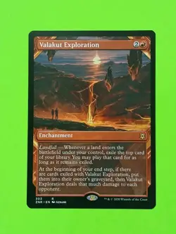 Zendikar Rising - Valakut Exploration #203 (R) Showcase Magic the Gathering MTG - Image 1