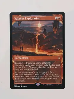 Zendikar Rising - Valakut Exploration #203 (R) Showcase Magic the Gathering MTG - Image 2
